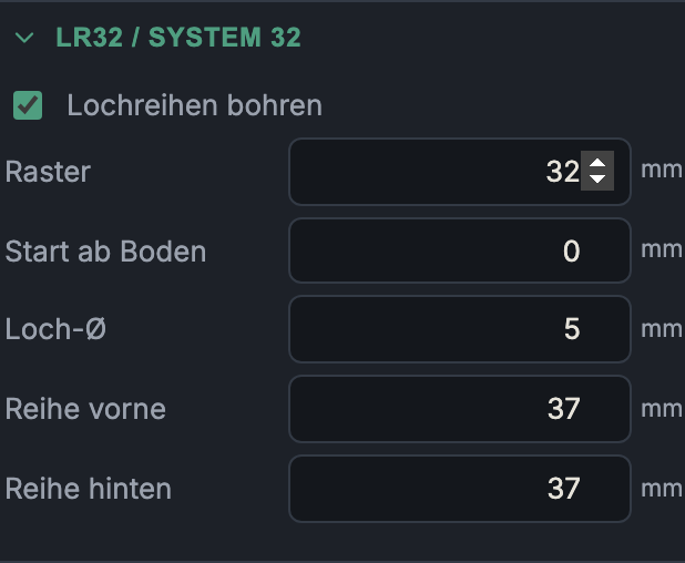 Inspektor-Gruppe „LR32 / System 32"